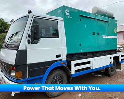 Worker Installing Generator